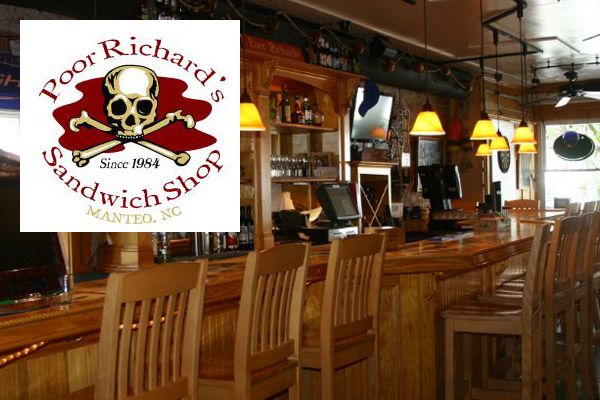 Poor Richard’s Sandwich Shop Manteo, NC Roanoke Island Outer Banks