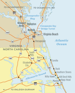 Map and Driving Directions to Outer Banks, NC