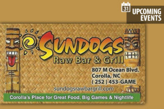 Events - Sundogs Raw Bar & Grill Corolla NC, Outer Banks